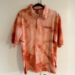 Texas Longhorns Nike Tie-Dye Polo